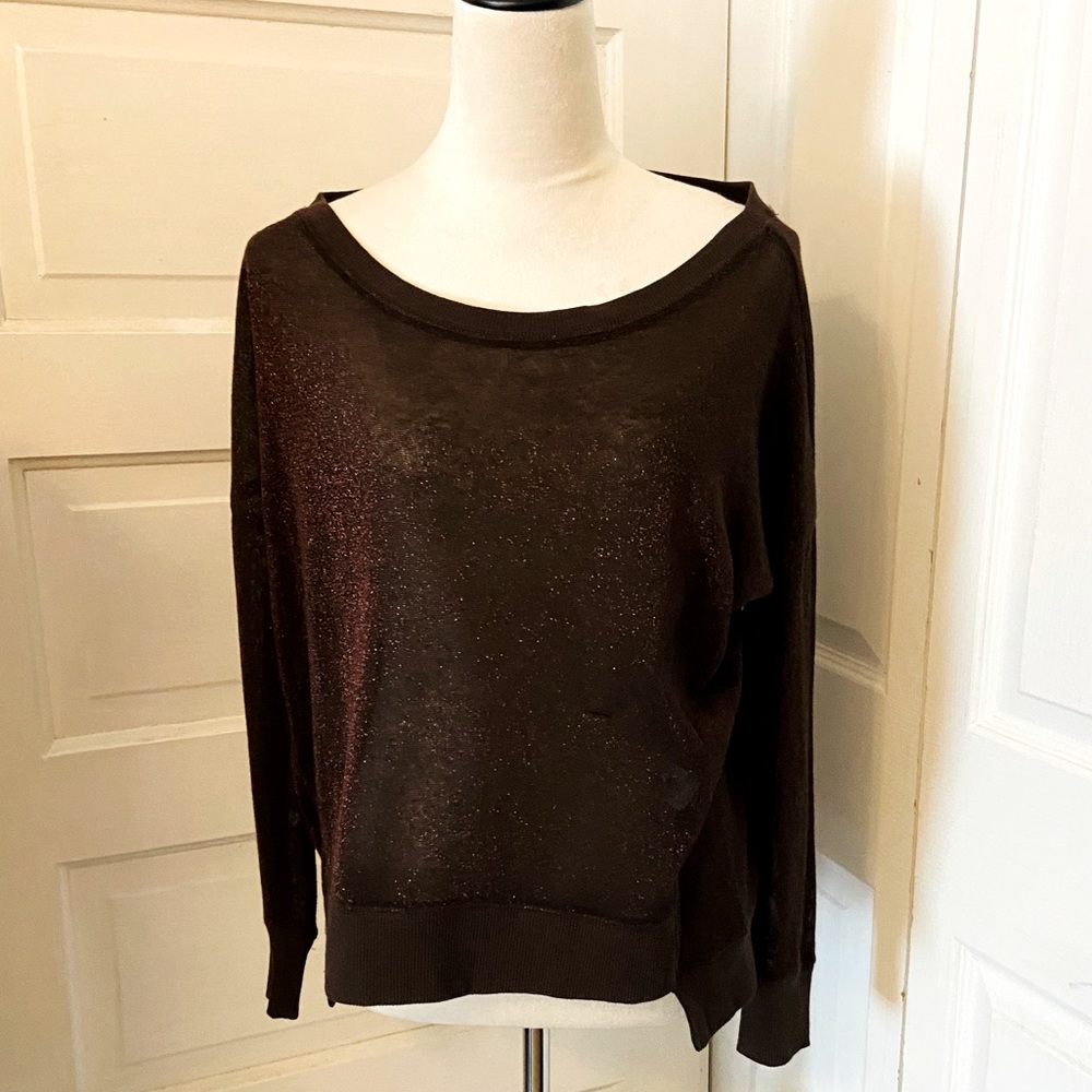 Brown Sweater with Copper Flecks, a.n.a. Medium